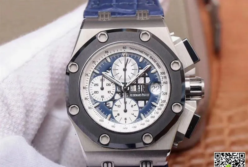 Audemars Piguet Royal Oak Offshore 26078PO.OO.D018CR.01 JF Factory 1:1 Best Edition Replica Watch Blue Strap
